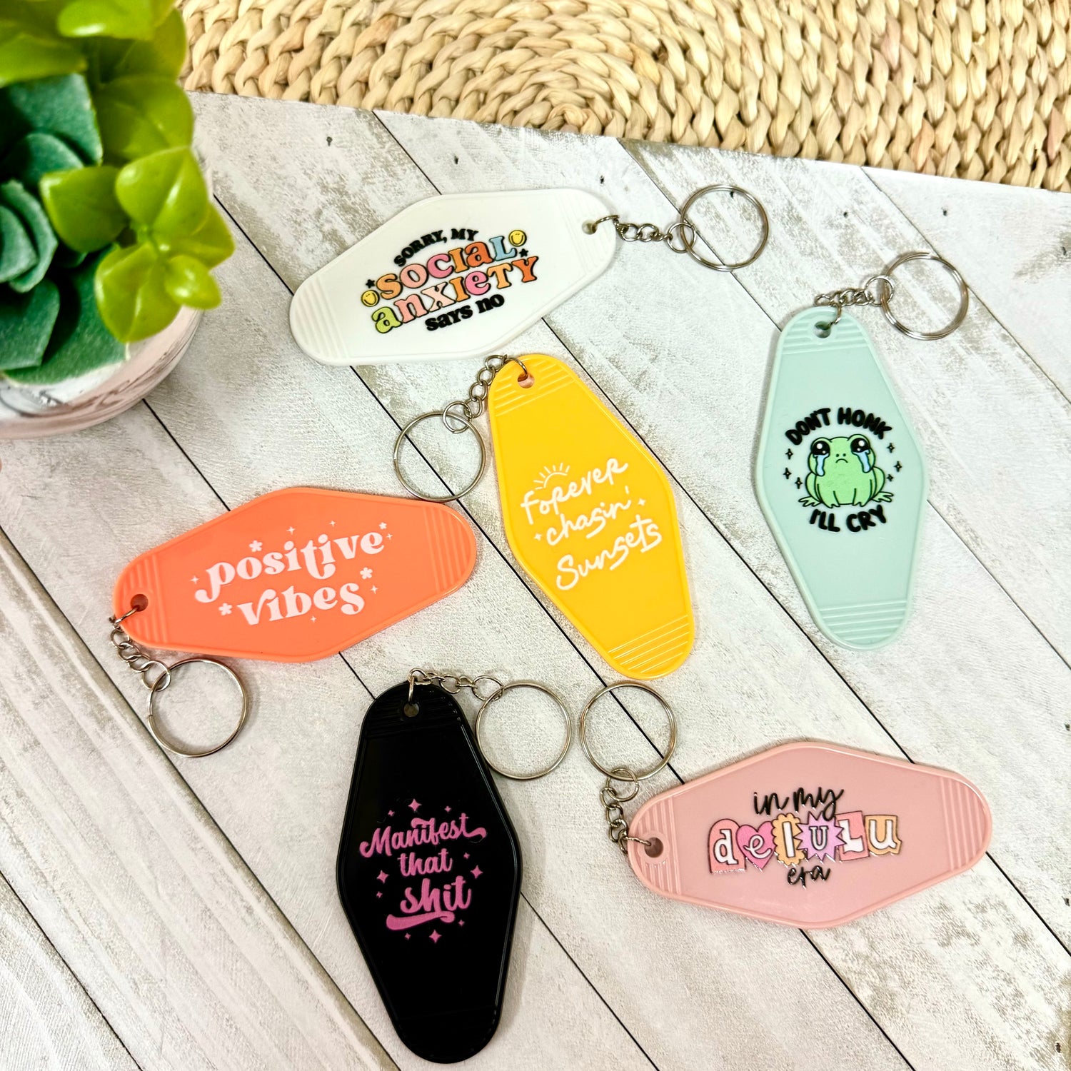 Motel Keychains