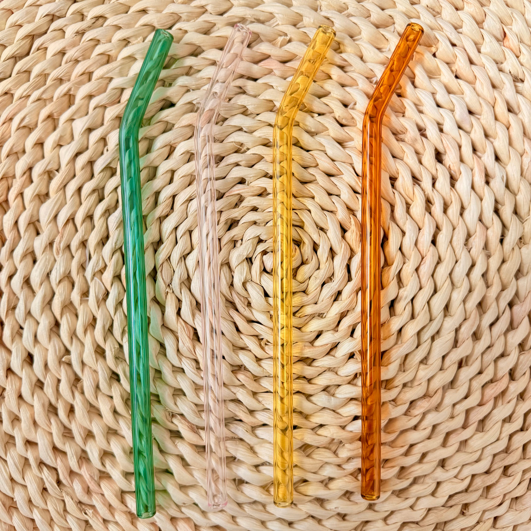 Bent Glass Straws