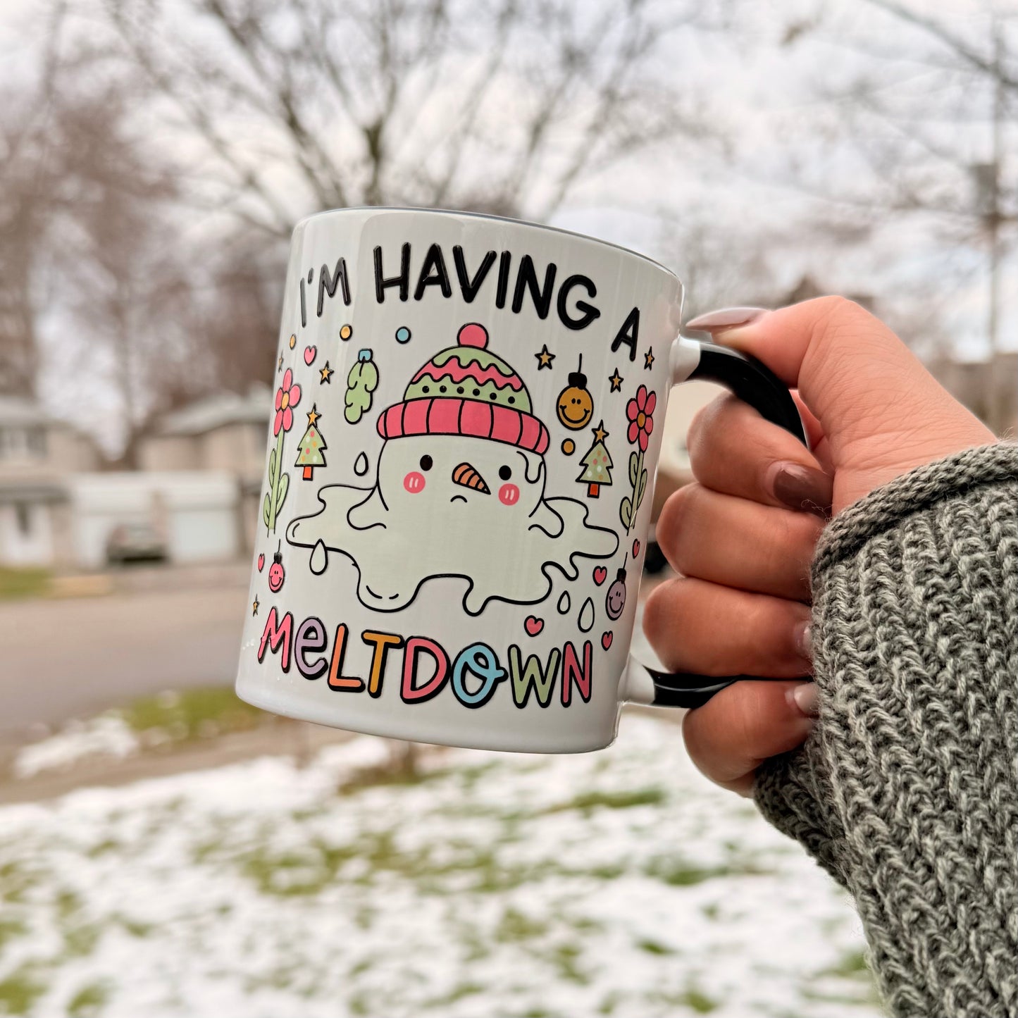 Meltdown Snowman Mug