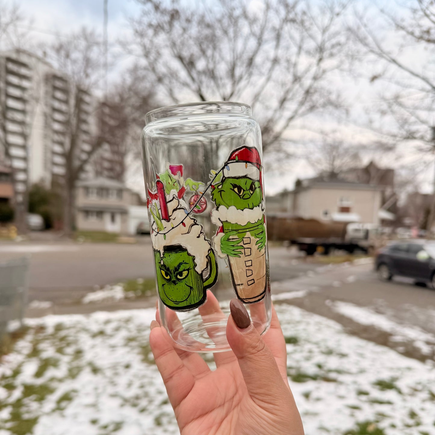 Grinch Christmas Cup