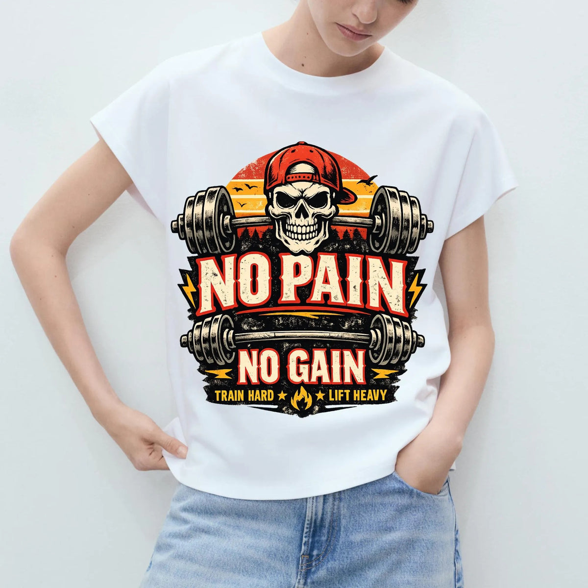No Pain No Gain Vintage Sublimation