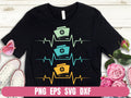 Nurse Life Heartbeat Retro Sublimation