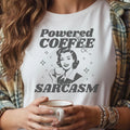 Powered By Coffee Vintage Typography