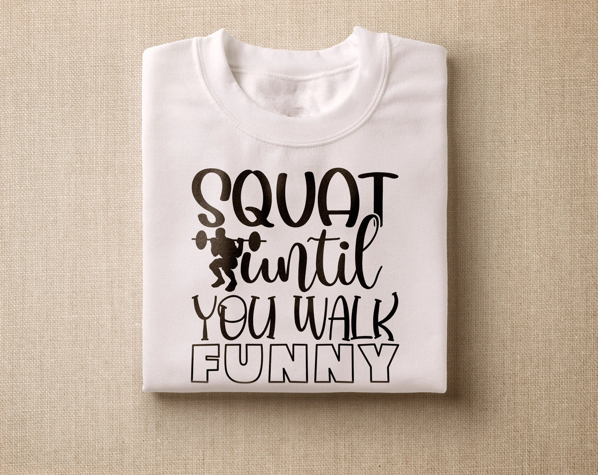 Squat Goals Retro Fitness Tee