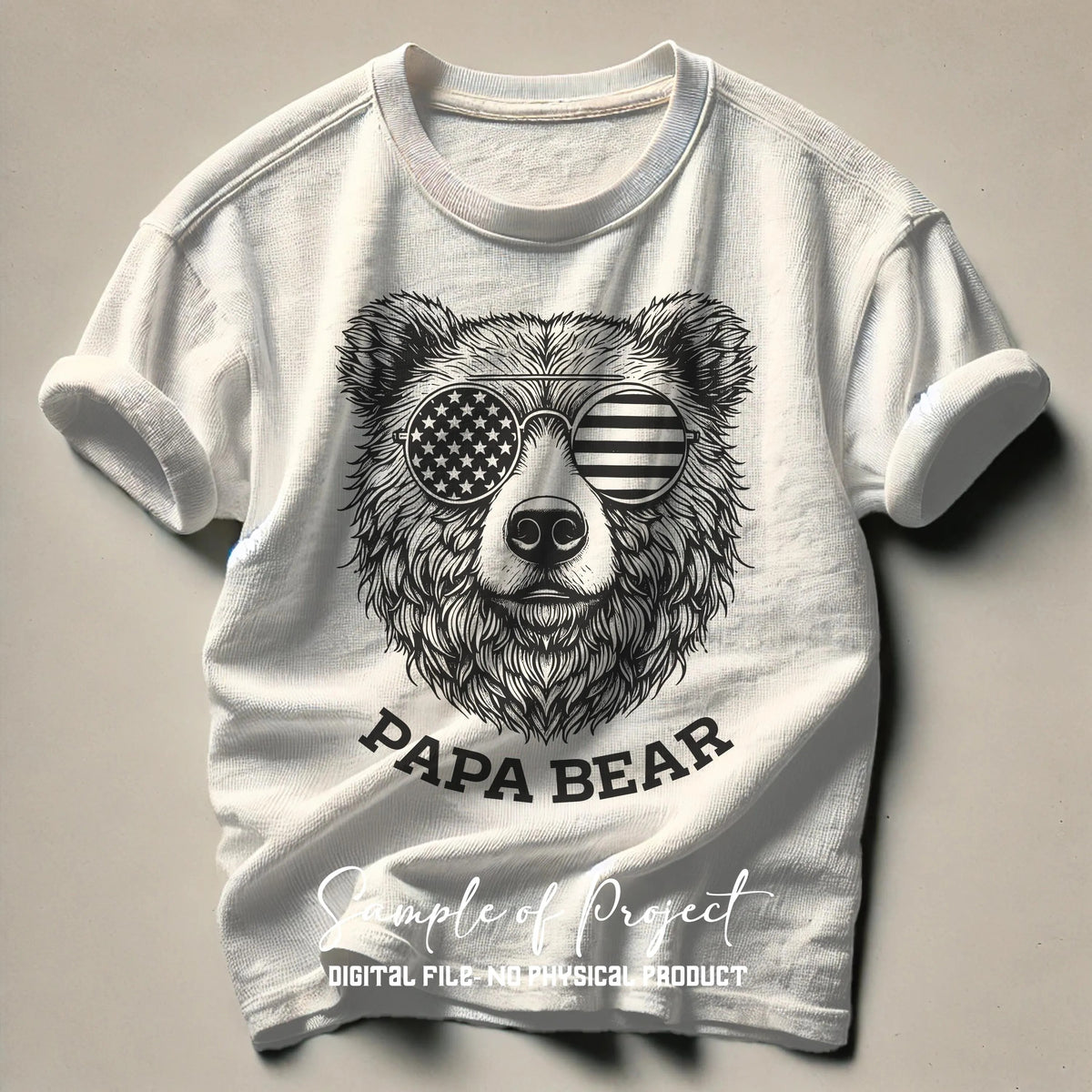 Papa Bear Outdoor Adventure Sublimation