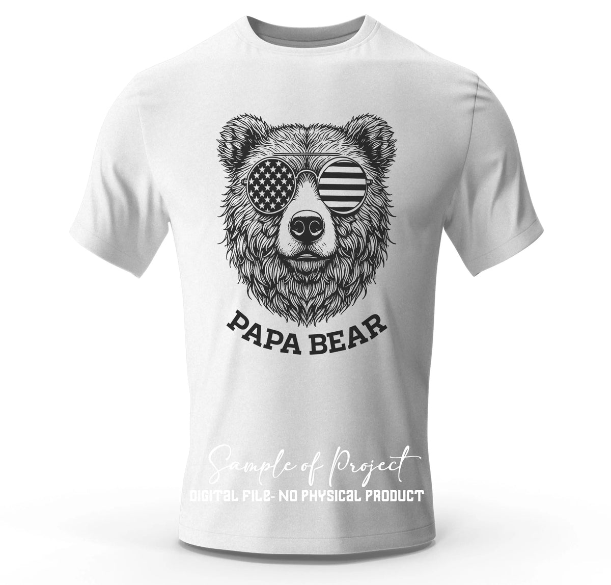 Papa Bear Outdoor Adventure Sublimation