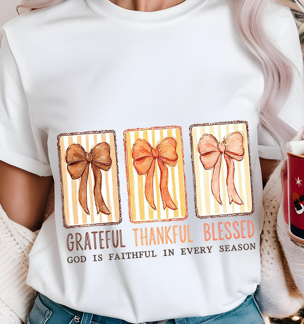 Blessed Grateful Thankful Boho