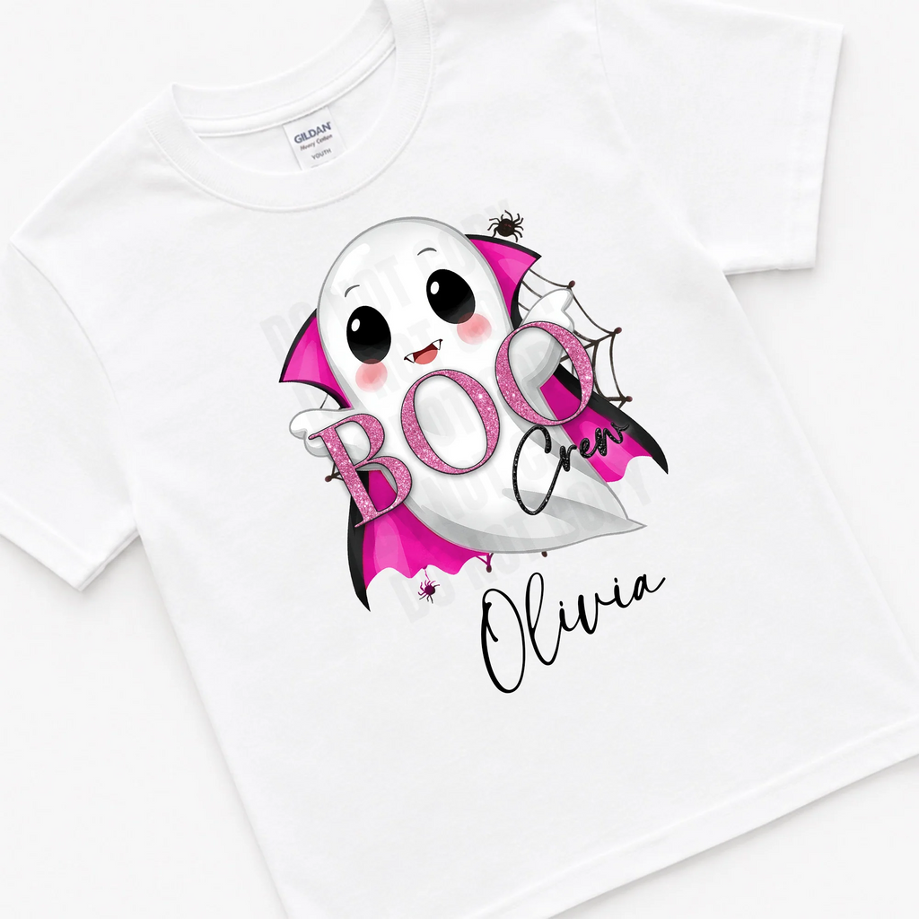 Ghost Boo Crew Cute Funny DTF