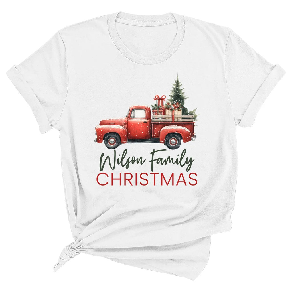 Christmas Vibes Vintage Truck Tee