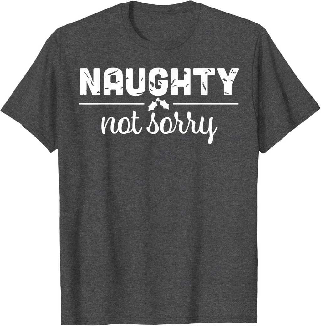 Naughty List Funny Christmas Quote